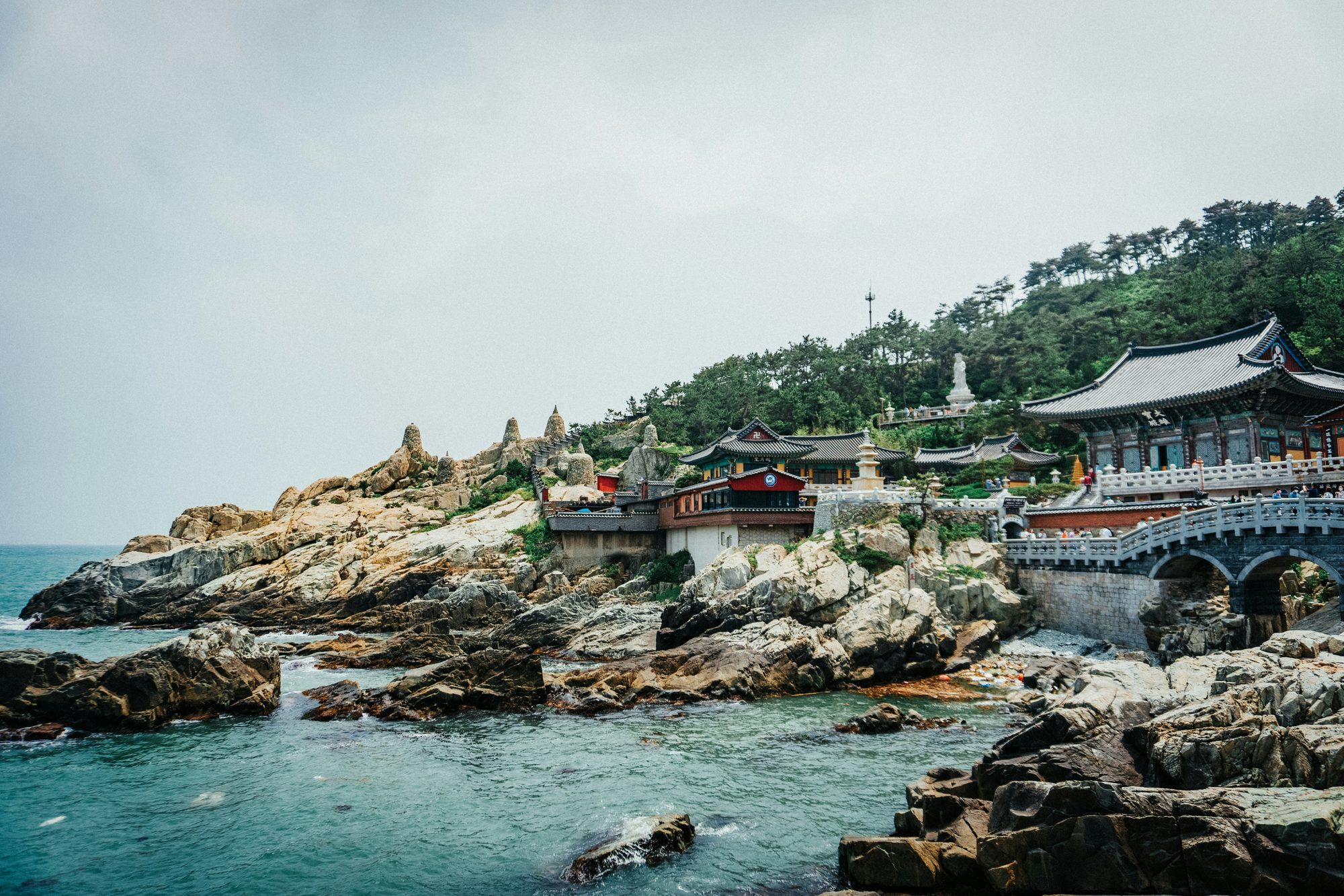 Haedong Yonggungsa coastal temple in Busan